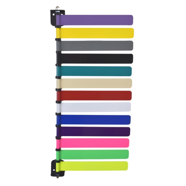 Room ID Flag System, Std 13 Color Set (Quickly & Clearly Alert Staff t